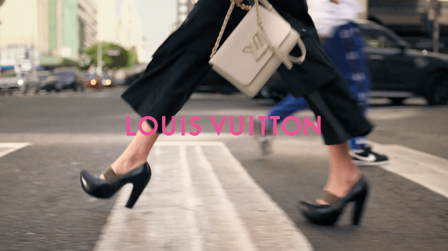 Laura Harrier Louis Vuitton Twist Handbag Campaign