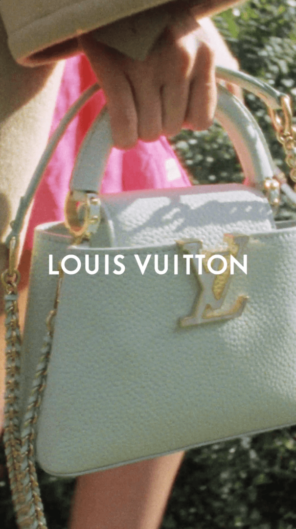 Laura Harrier Louis Vuitton Twist Handbag Campaign
